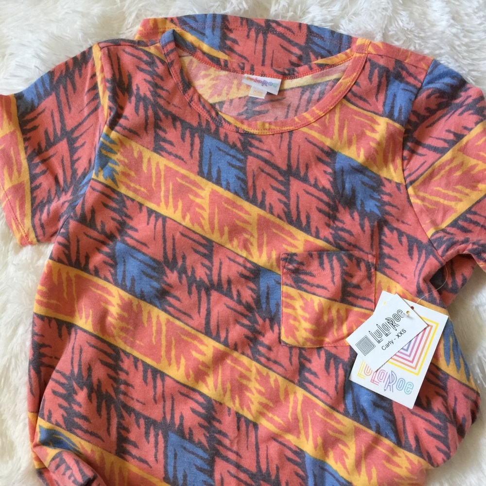 LuLaRoe Aztec Type Print Carly Dress
